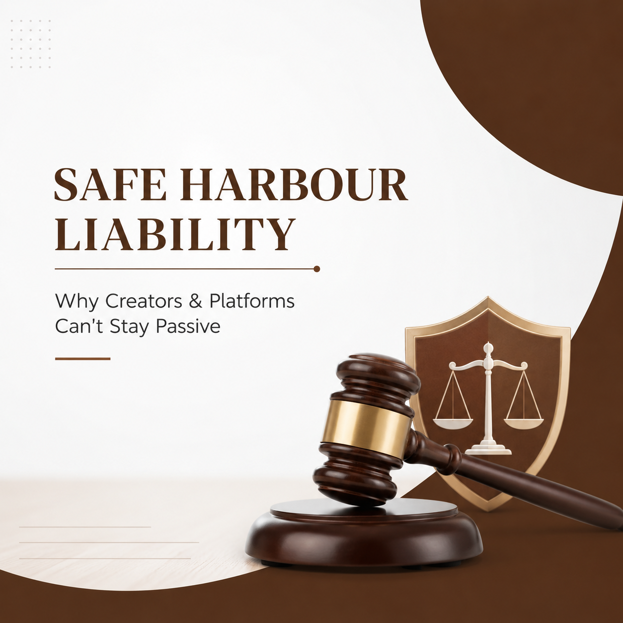 Safe Harbour Liability: Why Creators & Platforms Can't Stay Passive